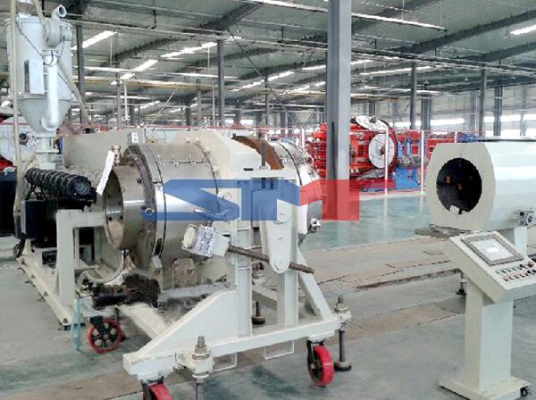 SPV 内管挤出表管包覆挤出出产线